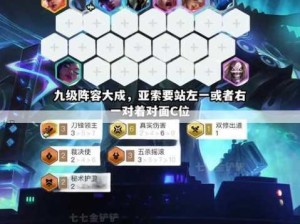 云顶之弈10.10女武神星神六剑阵容 制霸棋盘攻略揭秘